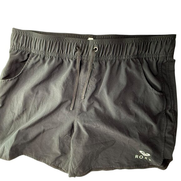 ROXY Board Shorts Black.  Elastic Waistband and Drawstring.  Size Teen Large. - Picture 6 of 8